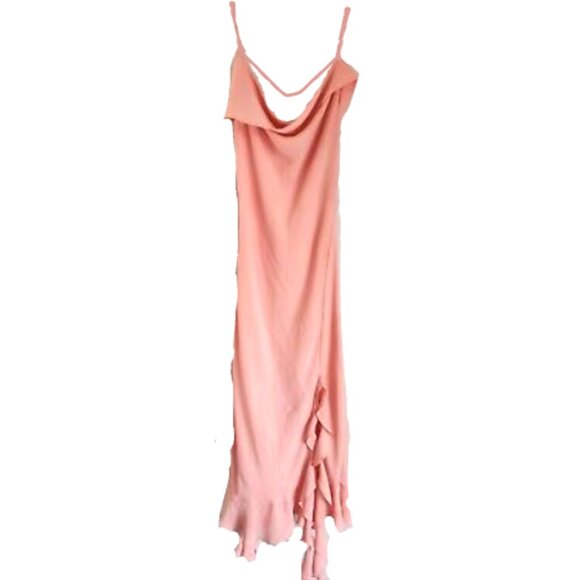 Brand New Mare Mare Sleeveless Draped Asymmetrical Midi Dress - Picture 13 of 16